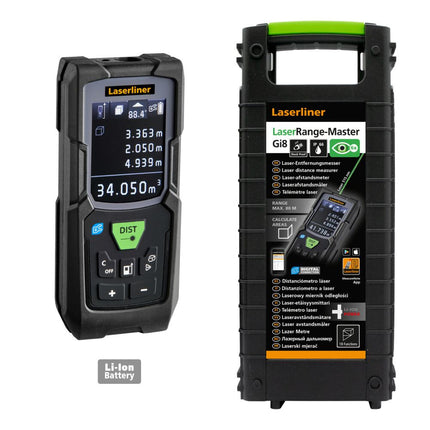 Laserliner LASERRANGE-MASTER GI8 PRO HARDBOX