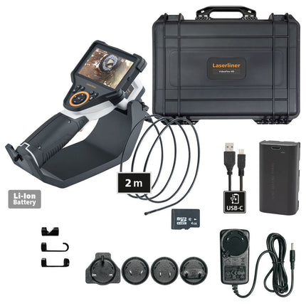 Laserliner VIDEOFLEX HD DUO (5MM 2M 4GB BASE AND   CASE)