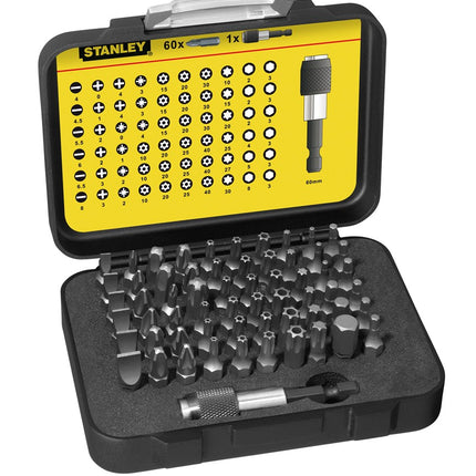 Afbeelding STANLEY bitset expert pro 1/4" - bithouder (61 delig) 1-13-902