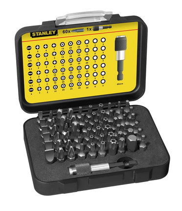 Afbeelding STANLEY bitset expert pro 1/4" - bithouder (61 delig) 1-13-902