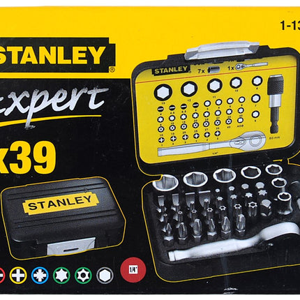 STANLEY BITSET EXPERT PRO 1/4"          - RATELSLEUTEL (40 DELIG)