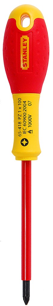 Afbeelding STANLEY fatmax® schroevendraaier pozidriv vde 1-65-418