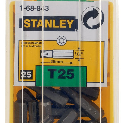 STANLEY 1/4" BITS TORX T25