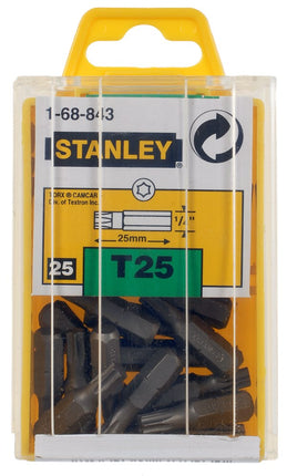 STANLEY 1/4" BITS TORX T25