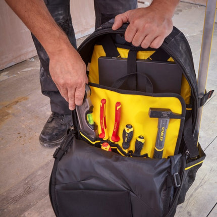 STANLEY FATMAX GEREEDSCHAPSRUGZAK OP WIELEN