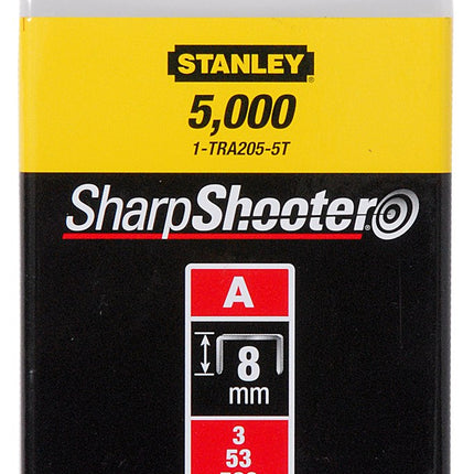 STANLEY NIETEN 8MM TYPE A - 5000 STUKS