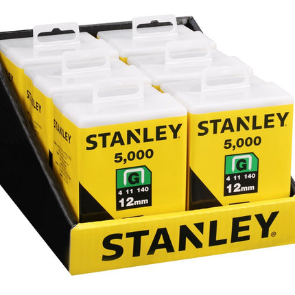 STANLEY NIETEN 12MM TYPE G - 5000 STUKS