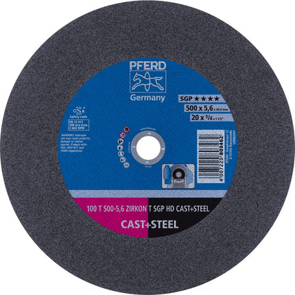 Afbeelding PFERD TOOLS doorslijpschijf voor stationair gebruik 100 T SGP HD CAST+STEEL