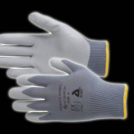 Artelli PRO-FIT  NITRILHANDSCHOEN MT10 / XL     LATEX GRIJS