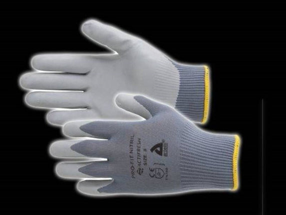 Artelli PRO-FIT  NITRILHANDSCHOEN MT10 / XL     LATEX GRIJS