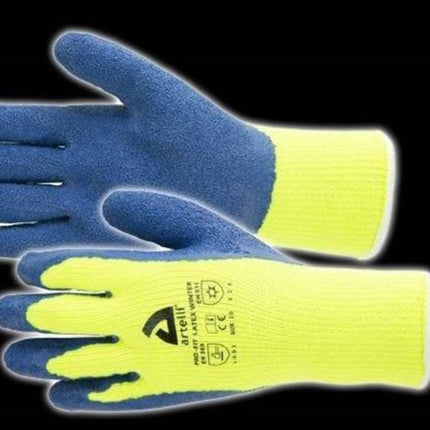 Artelli PRO-FIT  WINTERHANDSCHOEN MAAT XXL (11) LATEX BLAUW/GEEL