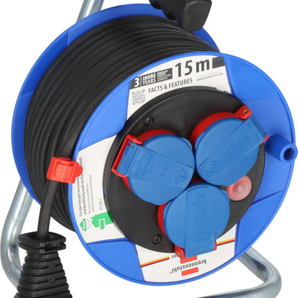 Brennenstuhl Garant Compact kabelhaspel 15m H05RR-F 3G1,5 - 1072210