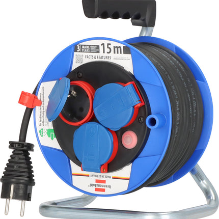 Brennenstuhl Garant Compact kabelhaspel 15m H05RR-F 3G1,5 - 1072210