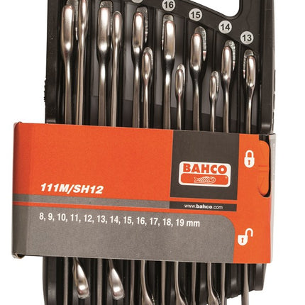 BAHCO RINGSTEEKSLEUTELSET 12D