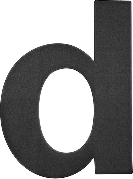 Huisnummer rvs mat zwart Oxloc