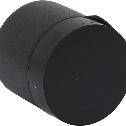 Deurstopper voor wandmontage rvs zwart Oxloc