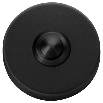 Beldrukker rond rvs mat zwart  Oxloc