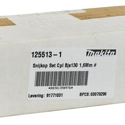 Afbeelding Makita snijkop 1,6mm compleet 125513-1