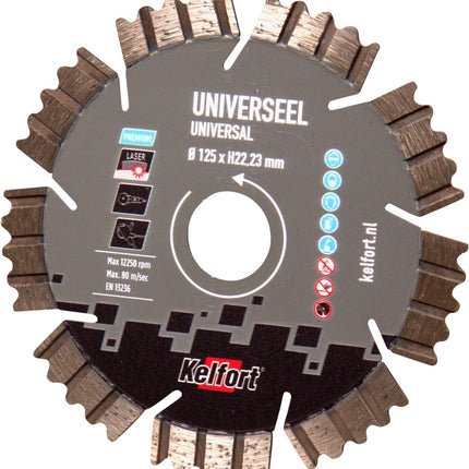 Diamantzaagblad universeel Kelfort