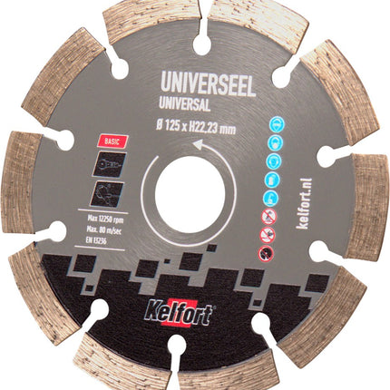 Diamantzaagblad universeel Kelfort