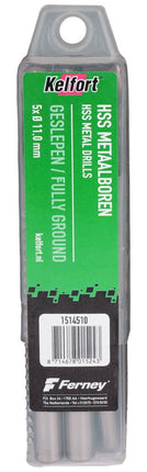 Metaalspiraalboor HSS Kelfort
