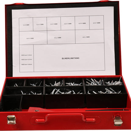 Assortimentskist blindklinknagel Kelfort