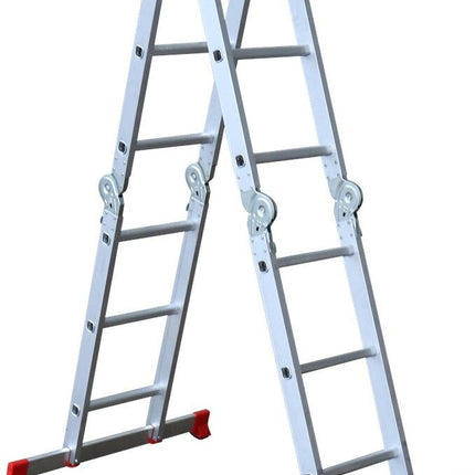 Kelfort Vouwladder 4x3 + Platform Aluminium – 1518857