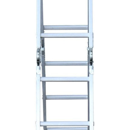 Kelfort Vouwladder 4x3 + Platform Aluminium – 1518857