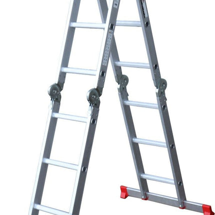 Kelfort Vouwladder 4x3 + Platform Aluminium – 1518857