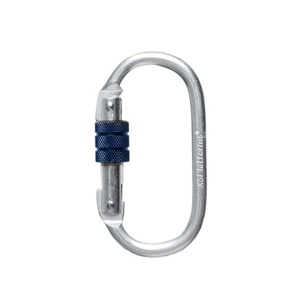 Afbeelding XSPlatforms veiligheidshaak Scew-lock karabiner Steel