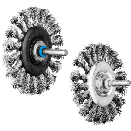 Afbeelding PFERD TOOLS ronde borstels getordeerd, op stift