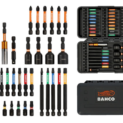 BAHCO 1/4" Impact Torsie Bitset 40-Delig - 66IM/40C-1