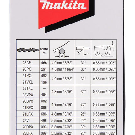 Afbeelding Makita ketting 099 hks 3/8x1,5 s68 191H51-3