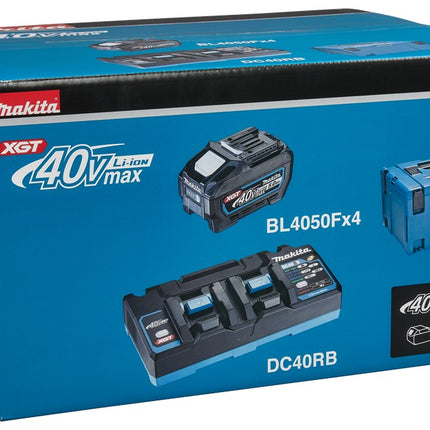 Afbeelding Makita startset dc40rb 4 x bl4050f 191U42-2
