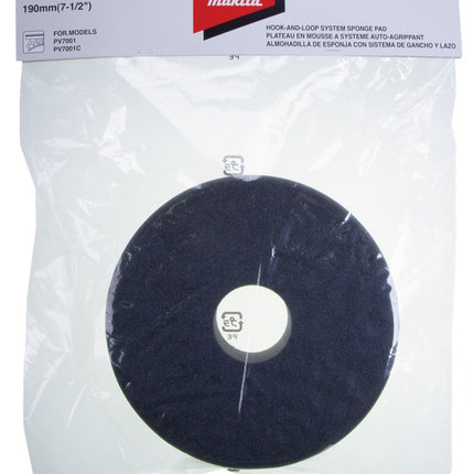 Afbeelding Makita polijstschijf zwart soft 150 193470-1
