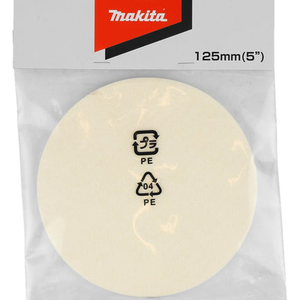 Afbeelding Makita poetsschijf vilt 125x6mm 196152-4