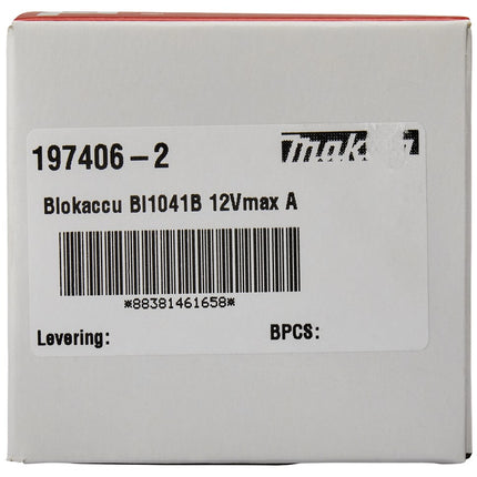 Afbeelding Makita accu bl1041b 10,8v 4,0ah 197406-2