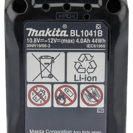 Afbeelding Makita accu bl1041b 10,8v 4,0ah 197406-2