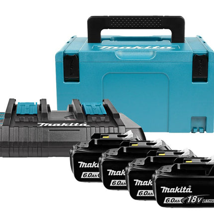 Afbeelding Makita startset dc18rd 4xbl1860b 198091-4