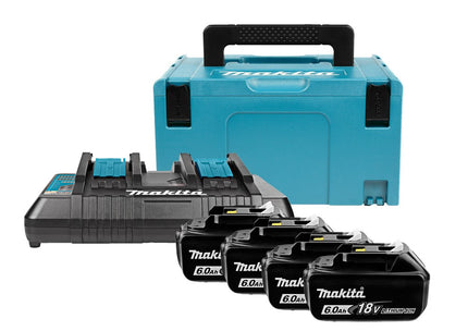 Afbeelding Makita startset dc18rd 4xbl1860b 198091-4