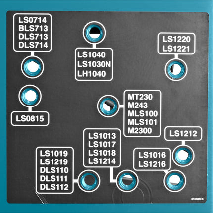 Afbeelding Makita onderstel wst01n 198687-1