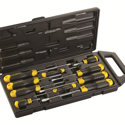 Afbeelding STANLEY cushiongrip schroevendraaierset 10-delig (st / pz) 2-65-014