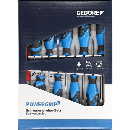 GEDORE 3-C SCHROEVENDRAAIERSET 10-DELIG IS 3-8 PH 1-2 - 2150-2160 PH-010