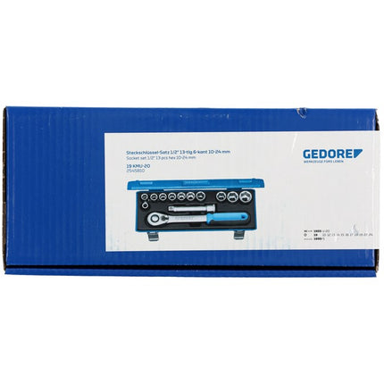 GEDORE DOPPENSET 1/2" 13DLG 19KMU-20