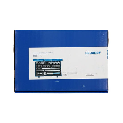 GEDORE DOPSLEUTELSET 1/2" 28-DELIG      10-36MM - 19 VMU-10