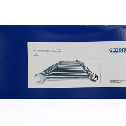GEDORE RINGSTEEKSLEUTEL-SET 20-DELIG    8-32MM - 7-020