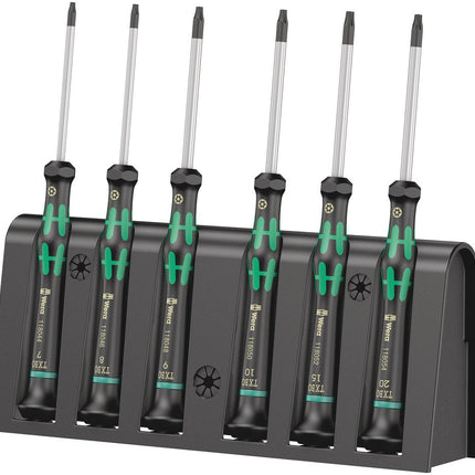 2067/6 Micro TORX® BO-Schroevendraaierset + houder, 6 -delig