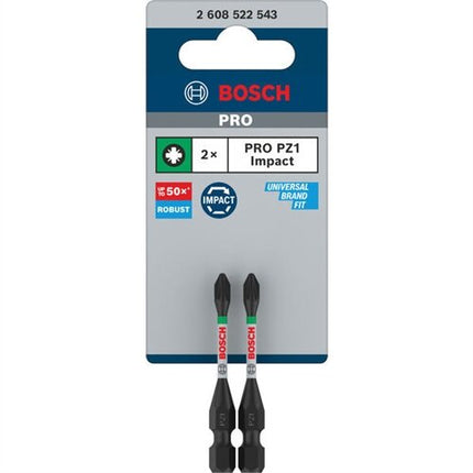 Bosch 2 PRO BITS IMPACT PZ1 55MM