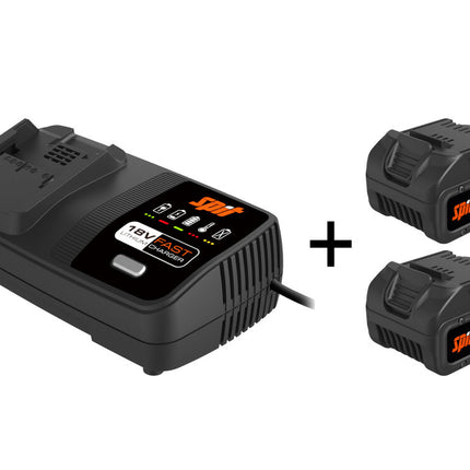 Spit Energy Pack 5ah 18v (2 Accu's & Snelllader)