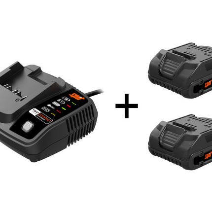 Spit Energy Pack 2ah 18v (2 Accu's & Compact Lader)
